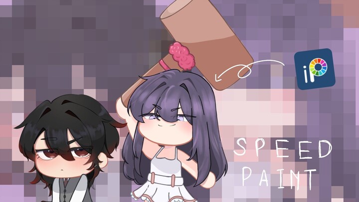✨️🍪 Speedpaint Chibi [friend's oc and my oc]