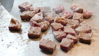 Ẩm thực Nhật Bản   Tôm hùm Kobe thịt bò bít tết Teppanyaki