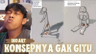 IKO ART LEBIH MENYEBALKAN LAGI ‼️