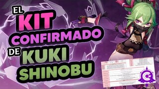 ✅El KIT *REAL* de KUKI SHINOBU ▶ Habilidades, Talentos, Constelaciones - Genshin Impact