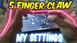 My 5 Finger Claw Full Gyro Settings And Sensitivity | PUBG MOBILE