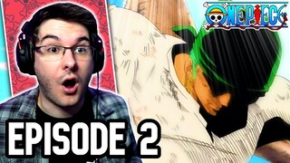 RORONOA ZORO! | One Piece Episode 2 REACTION | Anime Reaction