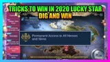 How To Win in Lucky Star Event Mobile Legends 2020 | Free Acess To All Heroes and Skins MLBB