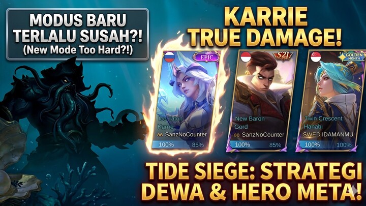 Mabuk lose streak di Ranked? Melipir dulu ke Tide Siege! 😭