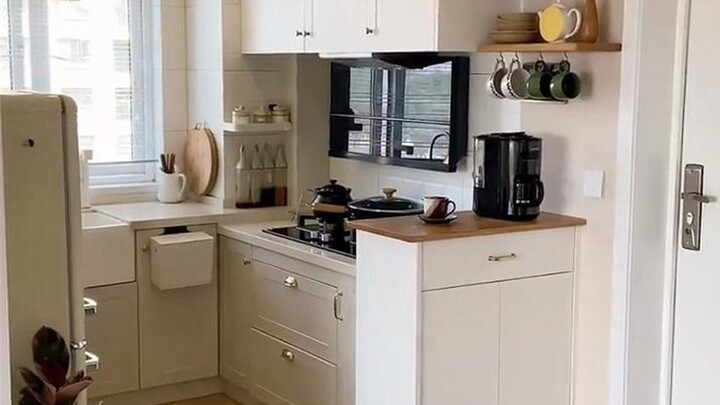 Bếp mở 4 mét vuông | Đúng là không phải bếp mẫu!