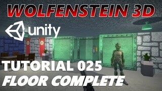 How To Make An FPS WOLFENSTEIN 3D Game Unity Tutorial 025 - COMPLETE FIRST LEVEL