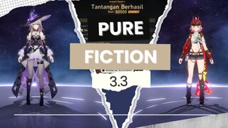 Pure Fiction 3.3 Herta Daging Premium Party & Rappa Full Harmony | Honkai Star Rail