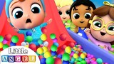 10 Little Babies on the Slide | Playground Song | Little Angel Kids Songs