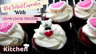 Red Velvet Cupcakes With Cream Cheese Frosting | Red Velvet Recipe | How To