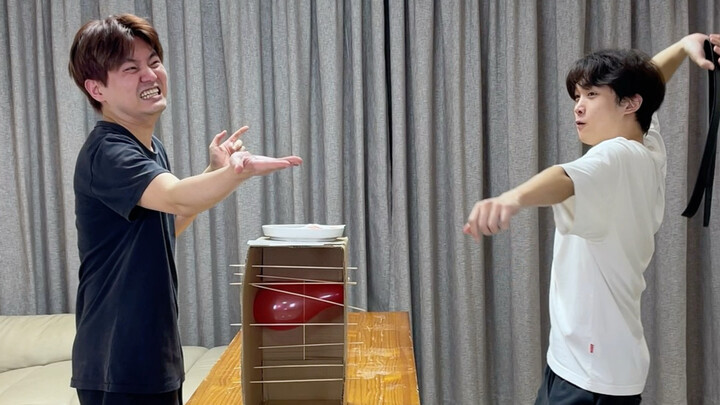 Hurry up and call your friends to watch the balloon-popping challenge!