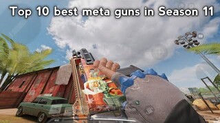 Top 10 best meta guns in CODM Season 11