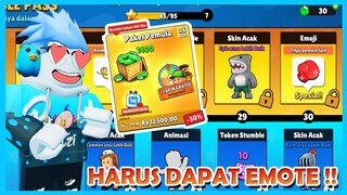 AKU MAIN STUMBLE GUYS DI HP & BELI EMOTE SPECIAL SEBELUM UPDATE !! DAPAT DISKON MURAH 😍