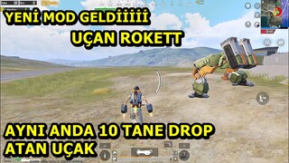 YENİ MOD GELDİİ ! 10 TANE DROP ATAN UÇAK ! UÇAN ROKET HER ŞEY VAR SOLO SQUAD PUBG MOBİLE