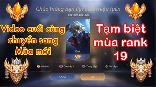 TOP Errol | Video Cuối Cùng Tạm Biệt Mùa 19 | Show Trang Bị Bảng Ngọc Cực Mạnh Của Errol