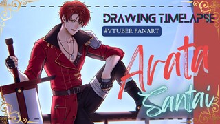 【Special Fanart】 Aslinya Dua Orang🥶🔥  | •VTuber ID : ArataSan• #2 | Drawing Timelapse