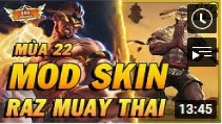 Hướng Dẫn Mod Skin RAZ Muay Thái Mùa 22 Full Hiệu Ứng Liên Quân Mobile  Phần 2 Jin TV 1
