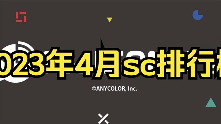 [NIJISANJI EN] Peringkat pendapatan SC pipa minyak pada bulan April