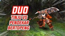 Tinju Tank digendong BG Attacker VS Pendekar Bertopeng