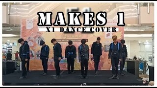 X1 (엑스원) - U Got It + FLASH Dance Cover By MAKES1 at Mangga Dua Square