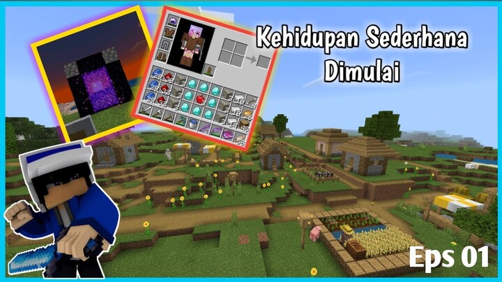 Kehidupan Sederhana Dimulai - Minecraft Survival Indonesia #01