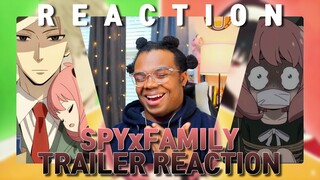 [ SPYxFAMILY ] TRAILER REACTION | ANYA IS SO CUTE!