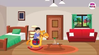 Lakdi Ki Kathi - लकड़ी की काठी काठी पे घोड़ा _ Animated Song - Popular Hindi Rhyme