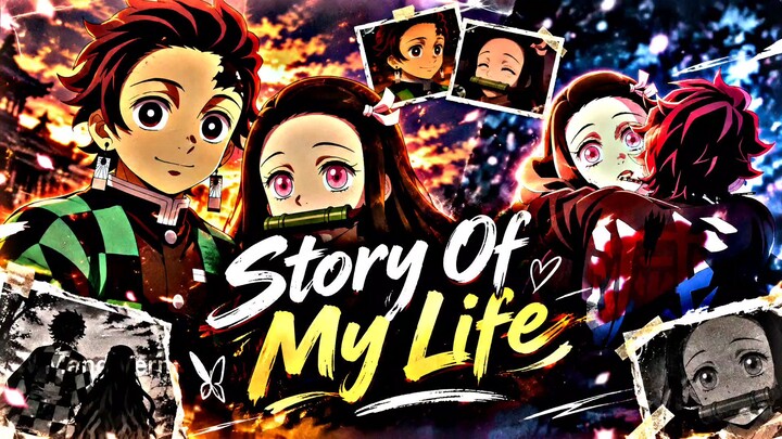 Amv Typography Tanjiro Demon Slayer || Story Of My Life