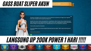 perjalanan akun baru cava kita mulai dari sini !!! rise of kingdom indonesia