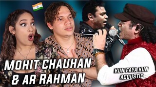 Waleska & Efra react to MAGICAL Acoustic Live of  Kun Faya Kun by Mohit Chauhan & A.R. Rahman
