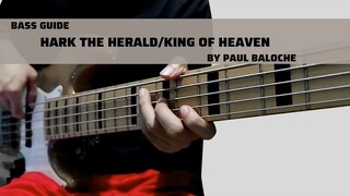 Hark The Herald Angels Sing/King of Heaven (Bass Guide)