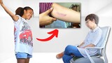 Fake Tattoo Prank On Japanese Mom