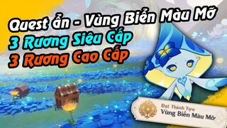 Quest Ẩn Vùng Biển Màu Mỡ: 3 Rương Siêu cấp + 3 Rương Cao cấp ở Ốc đảo Vourukasha | Sumeru 3.6