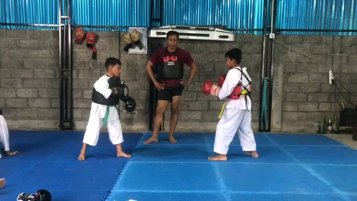 Randori shorinji kempo Dojo kodok kyu 5 vs kyu 3