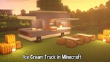 How to build Ice Cream Truck in Minecraft 🍨🍦