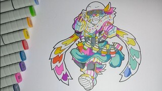 How To Draw Fresh Ink Sans Undertale Cách Vẽ Sans Đủ các Màu Sắc