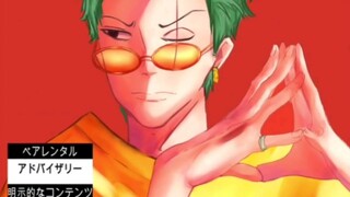 Zoro in soft mode - fanart drawing by : Shy_artsx