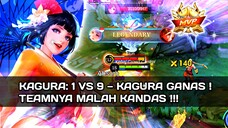 KAGURA: 1 VS 9 MAIN SENDIRI, KENA COMEBACK TRAGIS SEKALI !