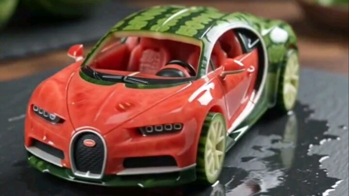Watermelon into Buggati
