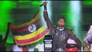 Pallaso comes on Stage in style. Massive crowd at Love Fest - Lugogo