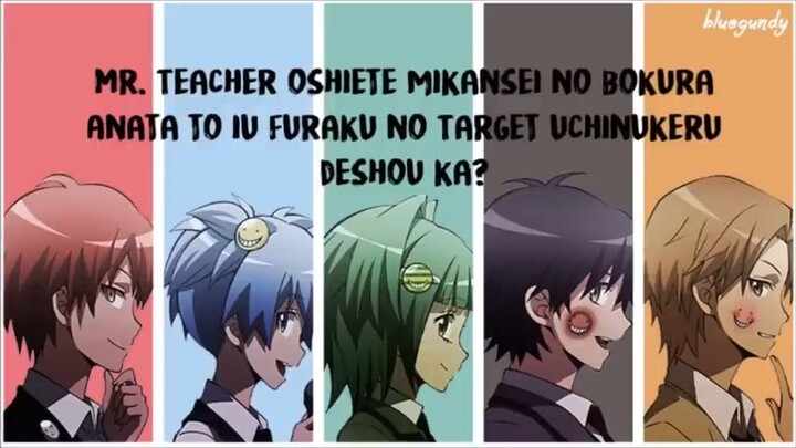 Assassination Classroom op season1 part2 [Revolution]