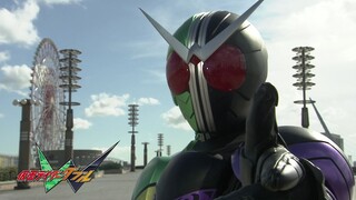 "Kamen Rider W/Battle Song" "เอฟเฟกต์พายุไซโคลน" ที่ไม่หยุดนิ่ง นักสืบสองคนจะนับอาชญากรรมของคุณ"