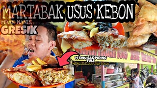 NAH INI !!! MURAH MERIAH BIKIN KENYANG // martabak usus mbak Nanik kebon - kuliner khas gresik