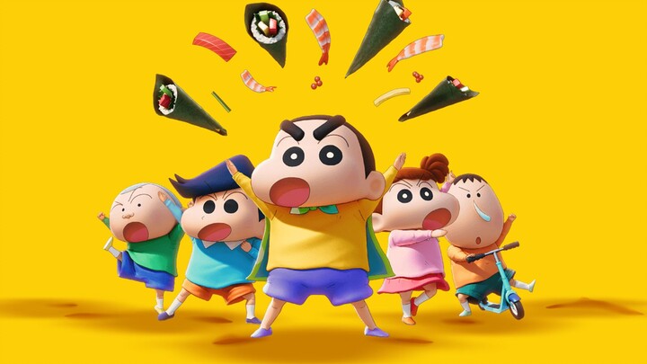 [คำบรรยายภาษาจีน] Crayon Shin-chan 2023 Movie Super Power Showdown~Fly, Fly, Hand-rolled Sushi~ ตัวอ