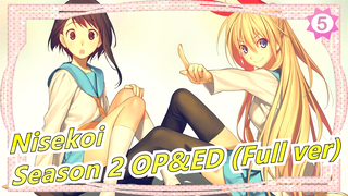 [Nisekoi] Season 2 OP&ED (Full ver) Compilation_G