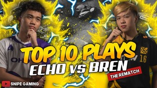 [REMATCH] BREN vs ECHO Top 10 Plays Of The Game | MPL-PH Season 8 Week 7