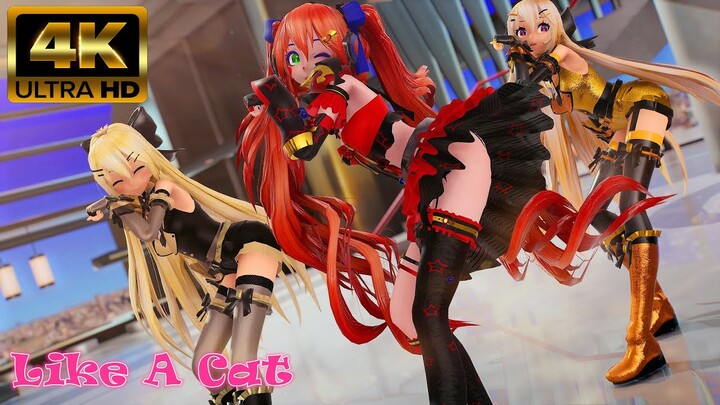 [fnaf mmd/fnafsl mmd] AOA-Like a Cat🐈❤️Singer Idol Circus Baby & Black Suit Chica【+LIMITED MODEL DL】