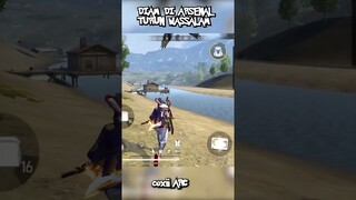 NYAMAR JADI ARSENAL SAMPE DI TUNGGUIN #freefire #shorts