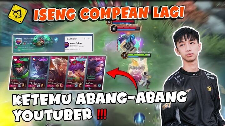 AKU COBA COMPEAN LAGI DI HIGHRANK, MALAH KETEMU YOUTUBER :)