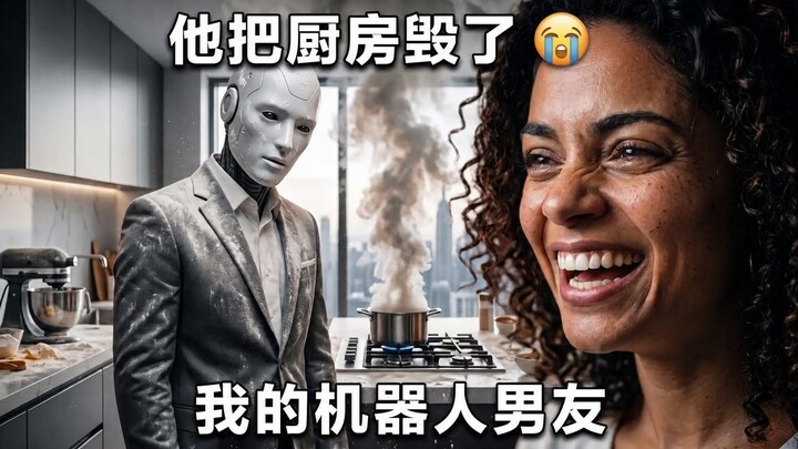 我的机器人男友把厨房毁了😭 l LoveCode2030