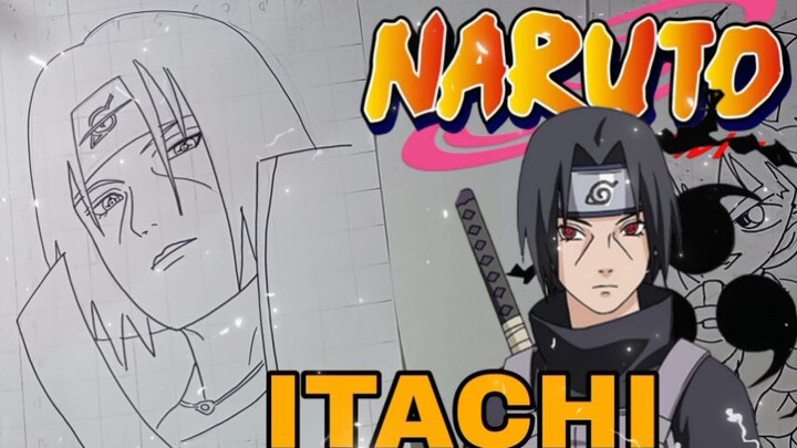 menggambar Tachi dari anime naruto